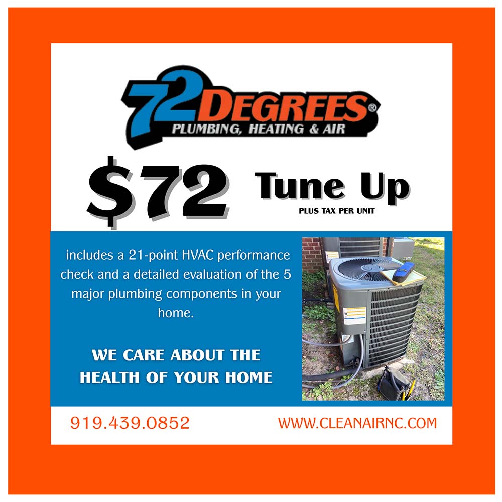 72 Degrees Heating and A/C