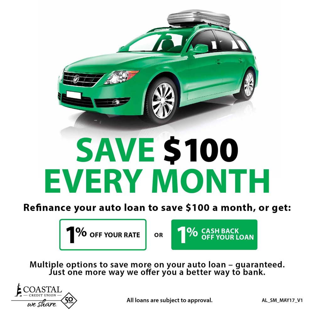 Coastal Credit Union - click to view offer