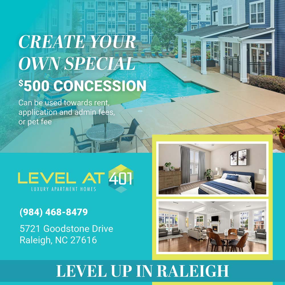Level at 401 -
